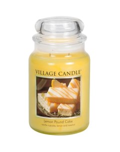 Ароматическая свеча Lemon Pound Cake большая Village candle