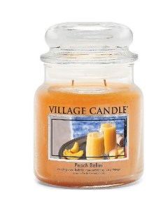 Ароматическая свеча Peach Bellini средняя Village candle
