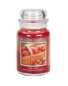 Ароматическая свеча Crisp Apple большая Village candle
