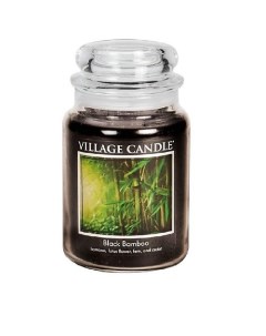 Ароматическая свеча Black Bamboo большая Village candle