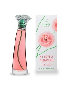 Lovely Flowers Tea Rose Parfums genty