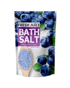 Соль для ванн с пеной Blueberry Black Cherry Fresh juice
