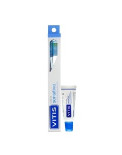 Зубная щётка VITIS Sensitive Зубная паста VITIS 15 мл Dentaid