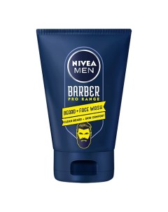 Очищающий гель для лица и бороды Barber Pro range Nivea