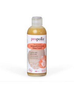 Органический шампунь успокаивающий Прополис мёд глина и красный можжевельник 200 Propolia