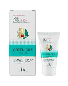 Green Oils Крем для лица 25 интенсивное питание сияние кожи 40 Belkosmex