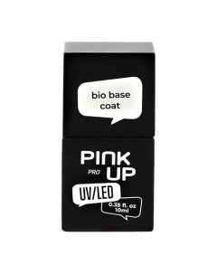 Эластичная база для ногтей UV LED PRO bio base coat с витаминами Pink up
