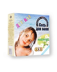 Соль морская для ванн Детская с ромашкой 1000 Ресурс здоровья
