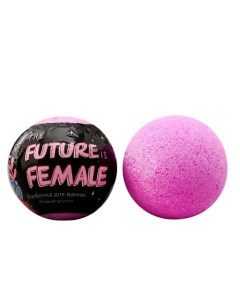 Бурлящий шар в термоэтикетке The FUTURE is FEMALE с ягодным ароматом Beauty fox