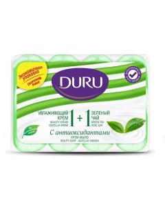 Туалетное крем мыло 1 1 Увлажняющий крем Зеленый чай 4 Duru