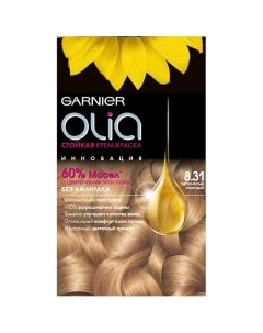 Стойкая крем краска для волос Olia без аммиака Garnier