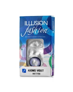 Цветные контактные линзы fashion ADONIS violet Illusion