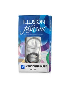 Цветные контактные линзы fashion ADONIS superblack Illusion