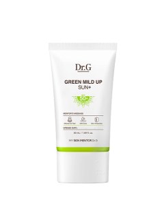 Солнцезащитный крем для чувствительной кожи лица GREEN MILD UP SUN SPF50 PA 50 Dr.g