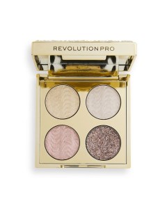 Палетка теней для век CRYSTAL EYE QUAD Champagne Crystal Revolution pro