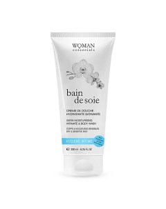 Увлажняющий и придающий блеск душ гель для тела и интимной гигиены Bain De Soie 200 Woman essentials