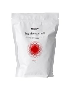 Английская соль для ванн с магнием EPSOM с натуральными маслами розмарина и мяты 2000 Marespa