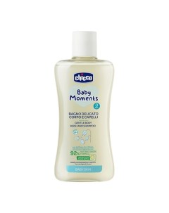 Нежная пена для тела и волос Baby Moments 200 Chicco