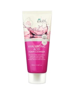 Пенка для умывания с Гиалуроновой кислотой Увлажняющая Foam Cleanser Hyaluronic Acid 100 Ekel