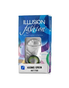 Цветные контактные линзы fashion ADONIS green Illusion