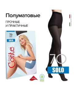 Колготки женские SOLO 70 den р 2 nero Conte elegant