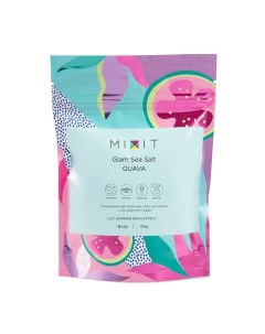 Тонизирующая морская соль для ванны с экстрактом гуавы Glam Sea Salt GUAVA Mixit