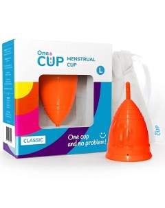 Менструальная чаша Classic оранжевая размер L Onecup