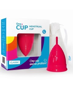 Менструальная чаша Classic розовая размер L Onecup