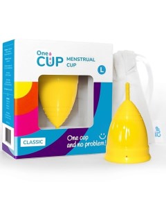 Менструальная чаша Classic желтая размер L Onecup