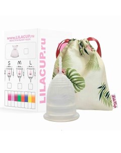 Менструальная чаша BOX PLUS размер М прозрачная Lilacup