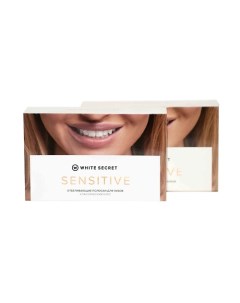 Полоски для домашнего отбеливания зубов Sensitive 1 White secret