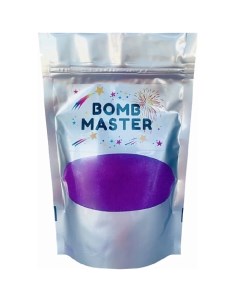 Мерцающая соль для ванны с хайлайтером фиолетовая 1 Bomb master