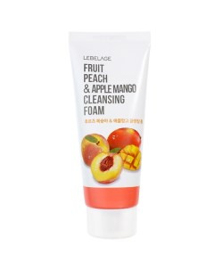 Пенка для умывания с Персиком и Манго Cleansing Foam Peach Apple Mango 100 Lebelage