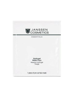 Маска гидрогель укрепляющая для лица Hydrogel mask face 1 шт Janssen cosmetics