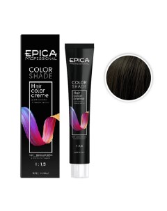 4 07 крем краска для волос шатен шоколад холодный Colorshade 100 мл Epica professional