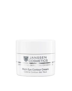 Крем питательный для кожи вокруг глаз Rich Eye Contour Cream DEMANDING SKIN 15 мл Janssen cosmetics
