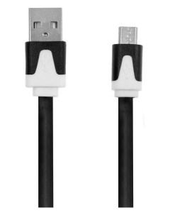 Кабель Usb08 03p USB Microusb 1 м чёрно белый Defender