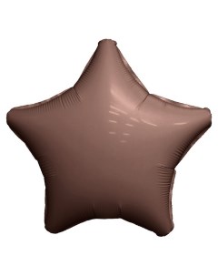 Шар фольгированный 30 звезда мистик какао инд упаковка Agura