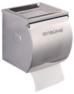 Диспенсер для туалетной бумаги в стандартных рулонах нержавеющая сталь зеркальный Лайма