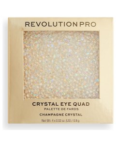 Палетка теней для век Crystal Eye Quad Eyeshadow Palette Revolution pro