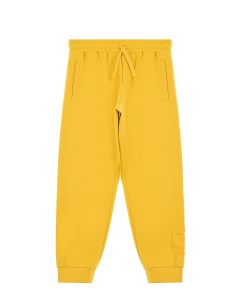 Желтые спортивные брюки детские Dolce&gabbana