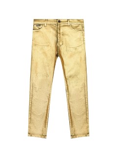 Золотистые джинсы детские Dolce&gabbana