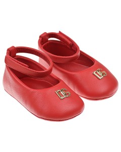Красные пинетки туфли детские Dolce&gabbana