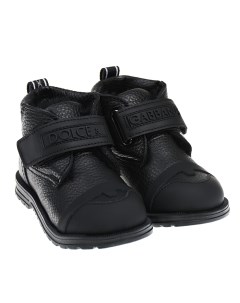 Черные зимние ботинки детские Dolce&gabbana