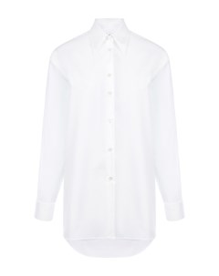 Белая рубашка свободного кроя Mm6 maison margiela