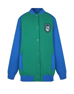 Сине зеленая куртка бомбер Dan maralex