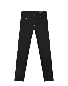 Черные прямые джинсы детские Dsquared2