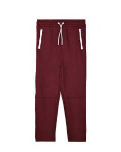 Спортивные брюки бордового цвета детские Burberry