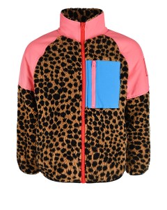 Леопардовая куртка из эко меха детская Marc jacobs (the)