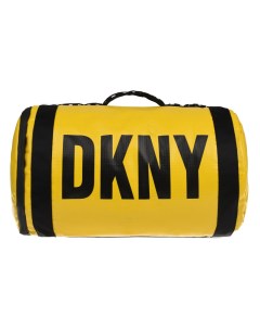 Желтая спортивная сумка с лого детская Dkny